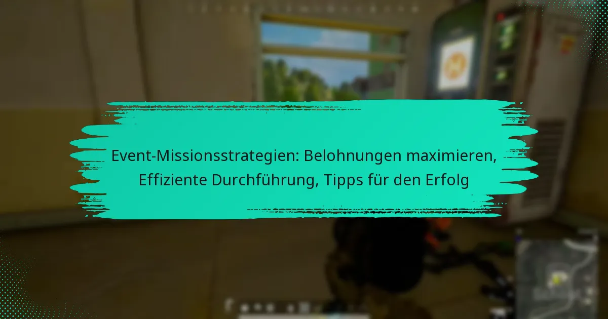 Event-Missionsstrategien: Belohnungen maximieren, Effiziente Durchführung, Tipps für den Erfolg