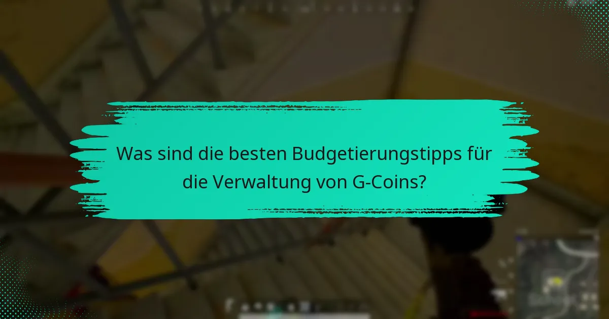 Wie kann ich meine G-Coins effektiv ausgeben?